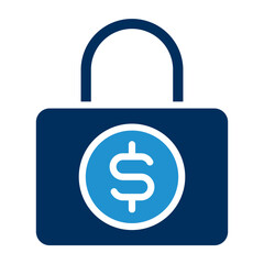 Protection Blue Color Icon