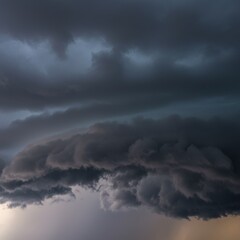 Obraz premium Dark Storm Cloudscape Dramatic Sky Texture