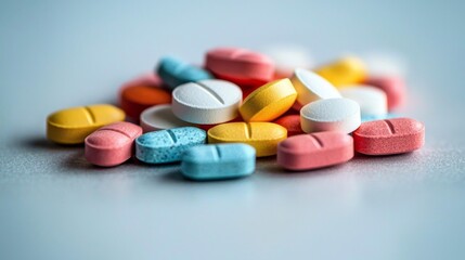 A serene composition featuring anti-inflammatory capsules on a light surface.