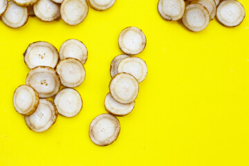 Fresh burdock roots or gobo roots