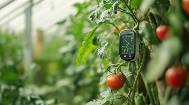 Monitoring Temperature Inside a High-Tech Greenhouse with Modern Sensors