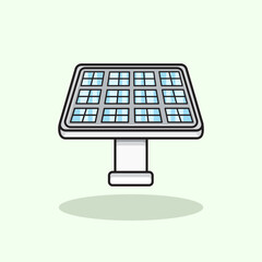 Solar Panel vector Illustration Perfect for eco friendly projects environmental campaigns energy conservation themes and future technology Editable and scalable for digital and print use
