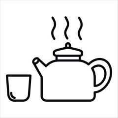 coffee jar  icon element for design