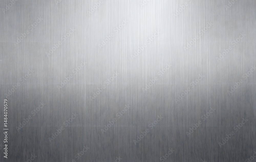 Fototapete brushed metal texture for modern design projects. silvery gray with linear patterns. metallic surfac