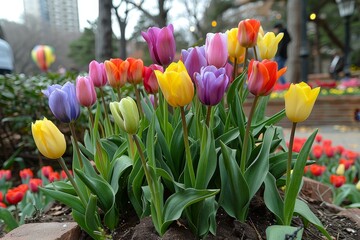 Annual tulip festival attracts thousands with hayrides, hot air balloons, wine tasting, and more