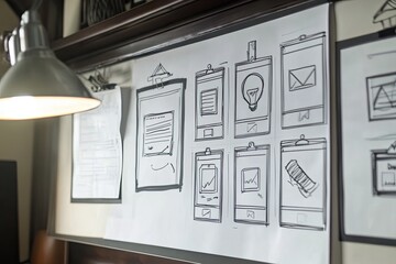 Digital design sketches