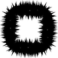 ink splat frame