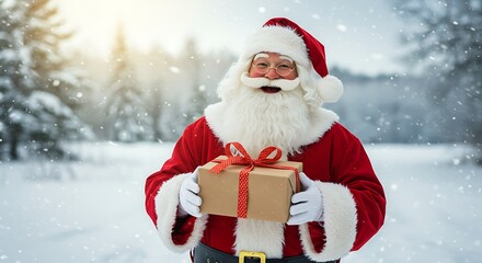 Fototapeta premium Winter's Gentle Surprise