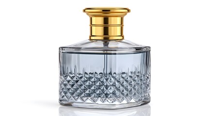 A beautifully designed glass decanter with a golden top, reflecting elegance and sophistication. Ideal for whiskey, vodka or any premium beverage to enhance your home bar.