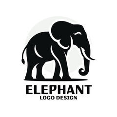 Fototapeta premium Elephant Vector Logo Design