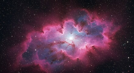 Cosmic Bloom: Nebula's Heart