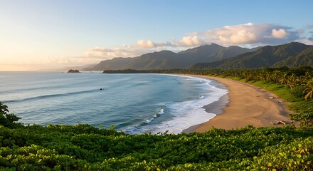 Golden Hour Coastal Serenity