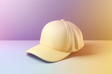 Fototapeta premium white baseball cap