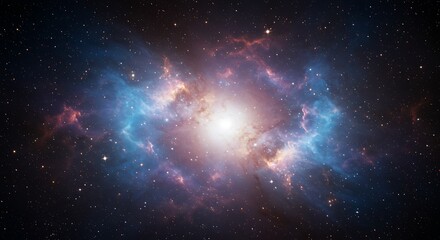 Cosmic Genesis: A Stellar 3D Render
