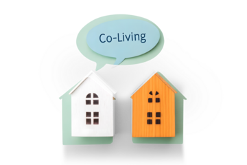 Co-living housing concept, that is becoming increasingly popular. Shared living spaces offer affordable, community-focused housing solutions for students, young professionals, and digital nomads