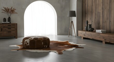 Modern interior design room interior