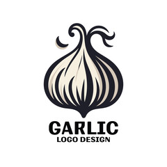 Garlic Vector Logo Design