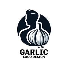 Garlic Vector Logo Design