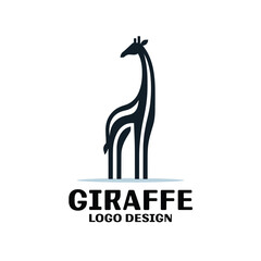 Giraffe Vector Logo Design