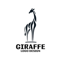 Giraffe Vector Logo Design