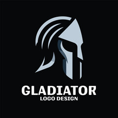 Gladiator Vector Logo Design