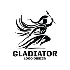 Gladiator Vector Logo Design