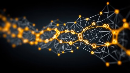Advanced blockchain-native budget allocation icon concept representing transparent financial distribution and planning
