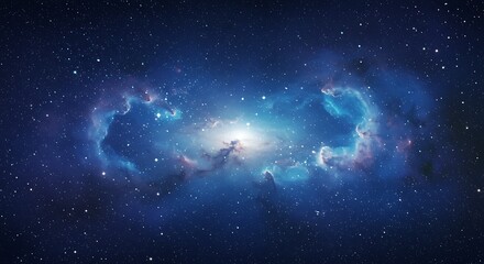 Obraz premium Cosmic Nebula: Celestial Dance