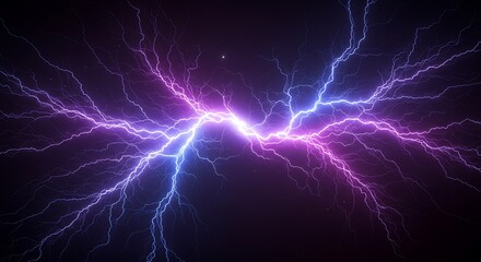 Neon Storm: A Digital Lightning Dance