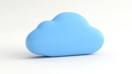 Cloud economy pulse icon concept capturing live signals from digital economic activity and market trends in real time