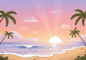 Obraz premium Sunset Serenade