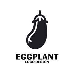 Eggplant Vector Logo Design
