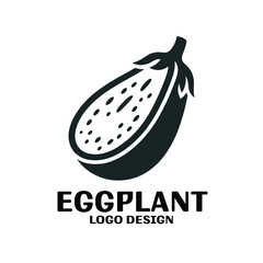 Eggplant Vector Logo Design