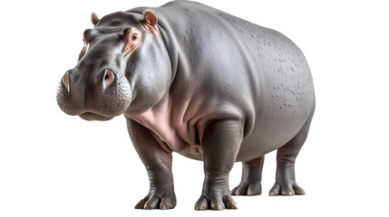Fototapeta premium hippo transparent background png