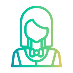 bartender Line Gradient Icon