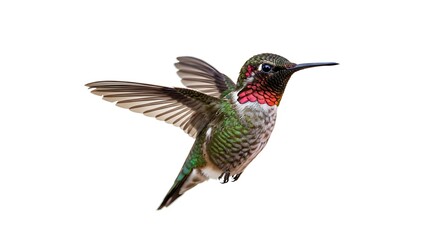 Fototapeta premium Hummingbird in Flight: A Stunning Wildlife Photograph
