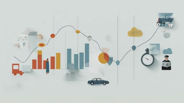 An infographicstyle visual showing a breakdown of various impact metrics collected from smart batons over time highlighting their role in enhancing police accountability.