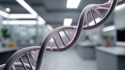 DNA Structure, Genetic Engineering, Science Laboratory: Medical Research and Biotechnology Innovation.