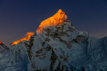 Nuptse Mountain Summit Nepal Himalaya