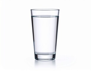 Copo de agua fundo branco