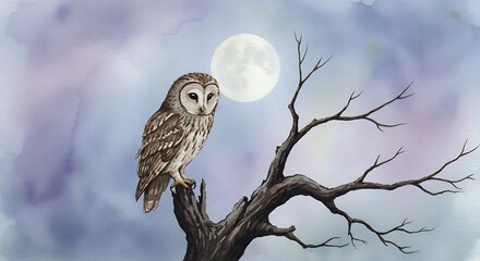 Obraz premium Lunar Vigil