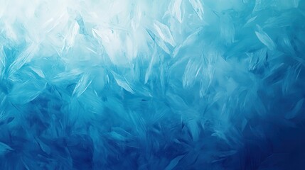 Obraz premium Blue feather abstract background with light gradients and soft focus. Perfect for textures, backgrounds, and digital graphic design projects.