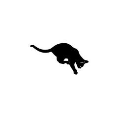 Cat vector logo design