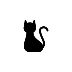 Cat vector logo design