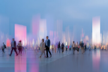 futuristic cityscape reflecting impact of technology on human ethics and morality