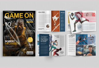 Sport Magazine Template