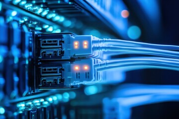 close up of cable connecting to circuit