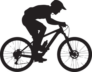 Obraz premium “Mountain Bike Vector Bundle | MTB Clipart, Cycling SVG, Downhill & Trail Biking Silhouettes for T-Shirts