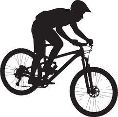 Naklejka premium “Mountain Bike Vector Bundle | MTB Clipart, Cycling SVG, Downhill & Trail Biking Silhouettes for T-Shirts