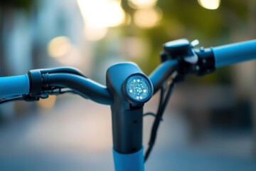 handle of the scooter